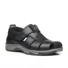 PEGADA - SANDALIA HOMBRE CASUAL PRETO 132255-04