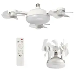 SEISA - Ventilador Techo 3 Aspas Con Luz 3 Velocidades 3000k-8000k FS07