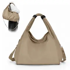 KELLER - Bolso para Mujer Impermeable con Gran Capacidad y Correa Ajustable Beige YW8
