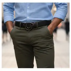 TRUE RELIGION - Correa HombreTrue Religion Cinturon Con Hebilla Herradura x Dia del Padre
