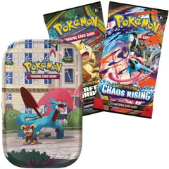 POKEMON - Cartas TCG - Lumiose City 20 Cards y Lata Coleccionable Inglés