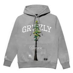 GRIZZLY GRIPTAPE - POLERAS HOODIE TALLEST PINE HEATHER GRAY