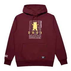 GRIZZLY GRIPTAPE - POLERAS HOODIE TERRAIN BURGUNDY