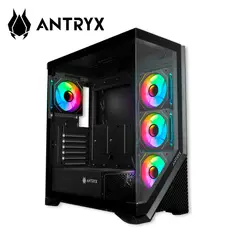 ANTRYX - CASE FX 650 BLACK, ARGB FAN X4, VIDRIO TEMPLADO (AC-FX650K)