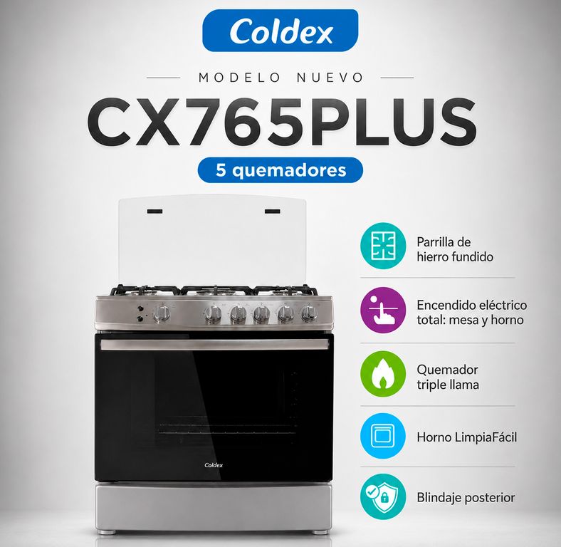 COCINA A GAS CX765 PLUS 30”