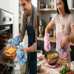 GENERICO - Guante de Cocina y Reposteria Diseño unisex