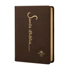 GENERICO - Santa Biblia RV1960 Letra Grande 12 puntos Colección Fina Marrón
