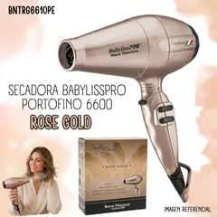 Babyliss Pro - Secadora De Cabello Portafino rosado