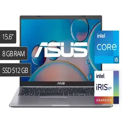 ASUS - Laptop Vivobook 15 15.6" Intel Core 5-120U 8GB 512GB SSD