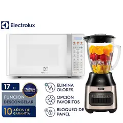 OSTER - Combo Licuadora + Horno Microondas Electrolux 17L