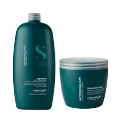Alfaparf Milano - ALFAPARF Semi Di Lino - Pack Reconstruction Shampoo 1L Mascarilla 500ML