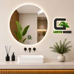 GREEN HOUSE - ELEGANTE ESPEJO 3 TIEMPOS MOD: LUNA INTENSA 100CM REDONDO