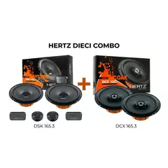 HERTZ - Combo parlantes bocinas - DIECI - DSK165.3 + DCK165.3
