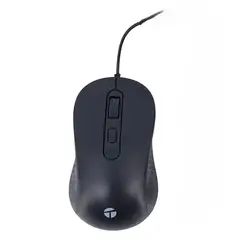 Teros - Mouse USB Óptico, con 4 botones - Negro