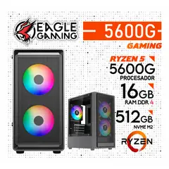 AMD - COMPUTADORA PC RYZEN 5 5600GT RAM 16GB + SSD 5000GB + GRAFICA VEGA 7 2GB