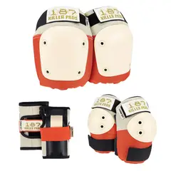 TRIPLE EIGHT - SET DE PROTECCION KILLER PADS 187 RODILLERA + CODERA + MUÑEQUERA LIZZIE ARMANTO TALLA JUNIOR