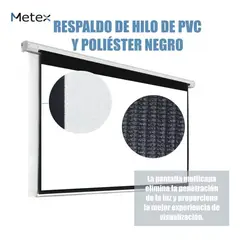 U BUY - Telon Electrico 2.44 Ancho X 1,83 Alto 2control Remoto