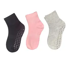 MINTANA - PACK 3 MEDIAS TOBILLERAS ANTIDESLIZANTES NIÑAS
