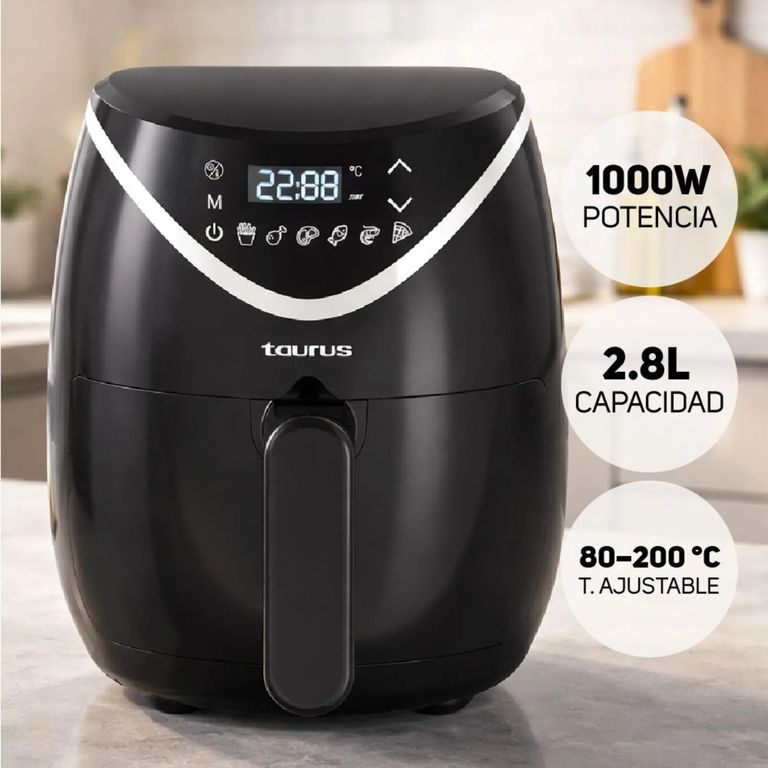 Freidora De Aire 2.8L Mod. Black Fryer