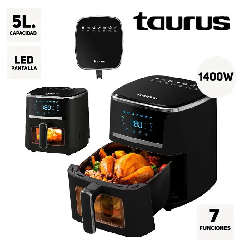 Freidora De Aire 5 Lts Mod. Silver Fryer
