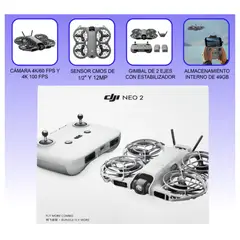 DJI - Drone Neo 2 Fly More Combo 4K Alta Calidad