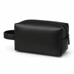 GENERICO - Neceser Organizador Premium Cuerina Negra Para Viaje Hombre Ejecutivo