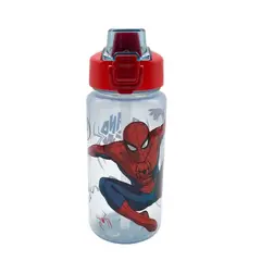 MARVEL SPIDEY - Botella Tomatodo Spiderman Brand New Day Tapa con Boton Cañita Keep 650 ML