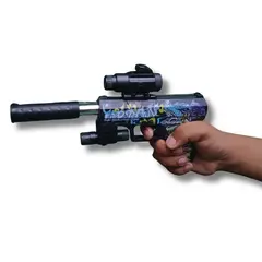 GENERICO - PISTOLA DE JUGUETE HIDROGEL MODELO DRAGON COLOR NEGRO