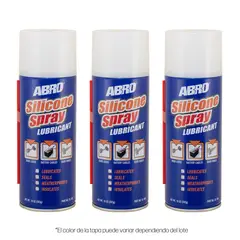 ABRO - Silicona Lubricante en Spray SL-900 - 10 Oz - Pack x 3
