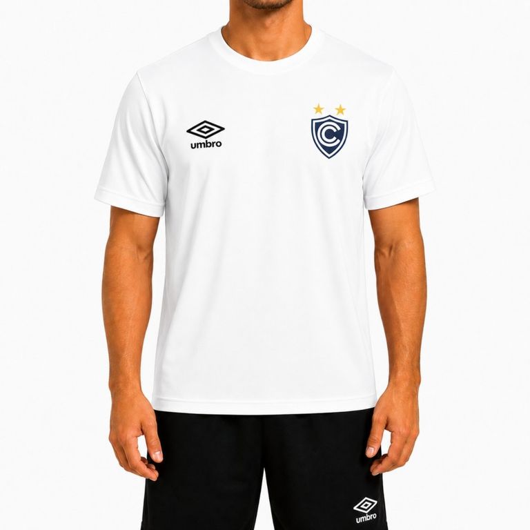Polo Hombre Básico Cienciano Blanco v1