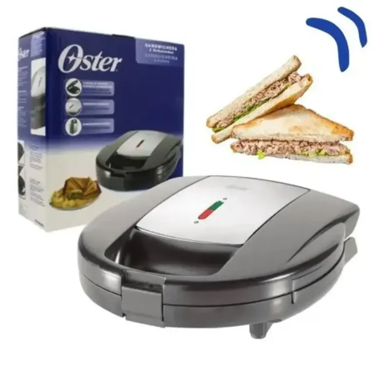 Sandwichera CKSTSM3891-053 Negra 700W con Placas Removibles