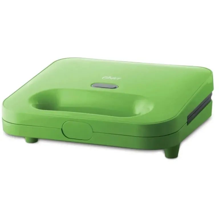 Sandwichera CKSTSM2885K-053 Verde para 2 Sándwiches con Cierre de Seguridad