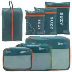 VATYERTY - Juego De 7 Bolsas Organizadoras Portátiles Para Maletas De Viaje Verde
