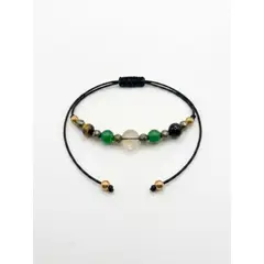 SM - Pulsera de la Abundancia con Citrino, Pirita y Aventurina Verde