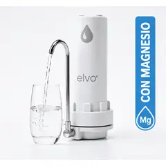 ELVO - Con Magnesio - Purificador de Agua sobre Mesa con Conexión sin Instalación - Vivo