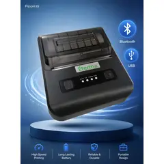 GENERICO - Impresora ticketera térmica portátil para tickets ancho 80mm USB BLUETOOTH
