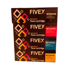 FIVEX - Kit de Toner 215A CMYK M155a, M182nw, M183fw