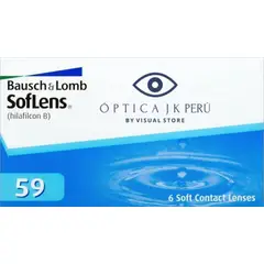 JK - Lentes de Contacto SofLens59 para Miopía -4.75 de BauchLomb