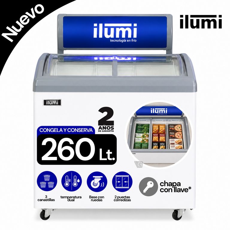 Congelador Horizontal 260Lt Blanco TF-2600