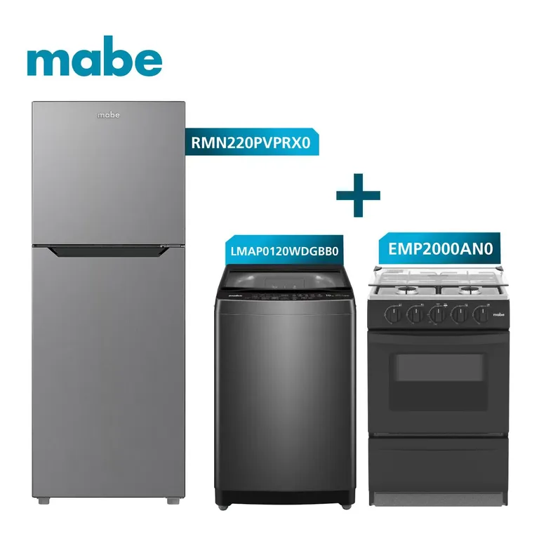 Combo Refrigeradora 196L +Cocina Gas 51cm +Lavadora 10kg
