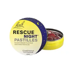 RESCUE - NIGHT PASTILLES BLACKCURRANT LATA 50 GR