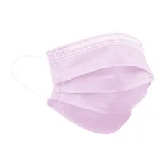 R&G - Mascarilla Quirurgica Descartable Rosado Caja x 50 und