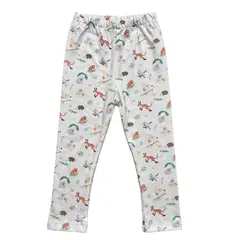 RED CARROT - Pantalon unisex niño algodon pima blanco animalitos