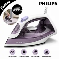 PHILIPS - Plancha de vapor serie 2000 Calc-Clean DST2020_30