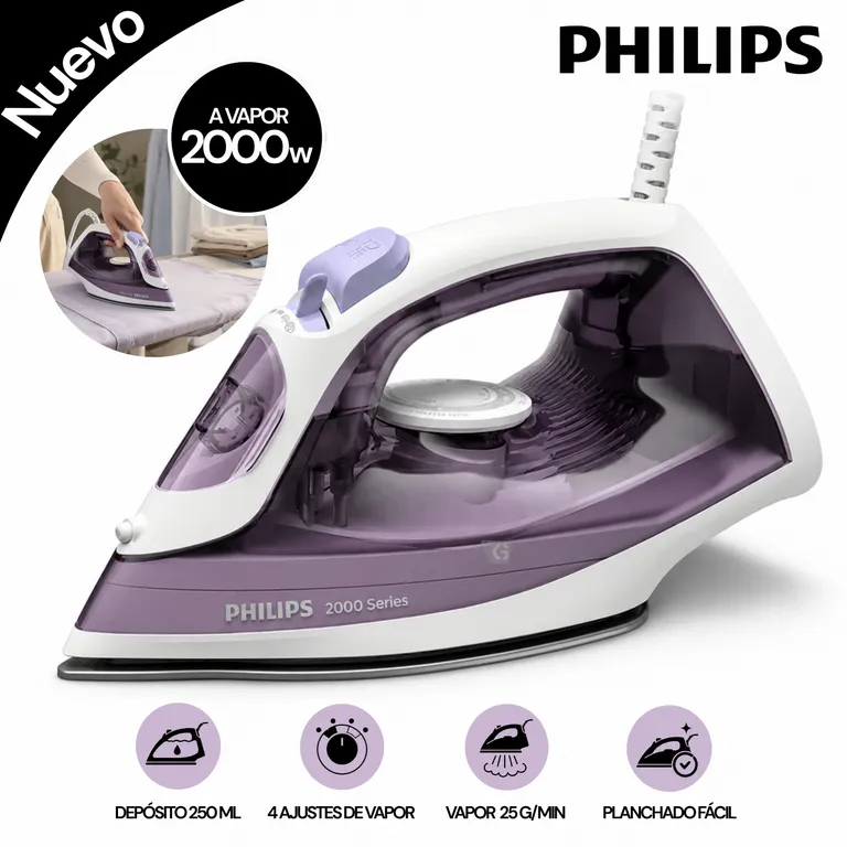 Plancha de vapor serie 2000 Calc-Clean DST2020_30