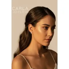 CARLA JOYERIA - Aretes plata 925 Stella - Regalo Mujer