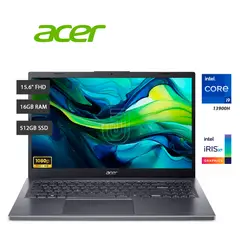 ACER - Laptop ASPIRE 5 15 Intel Core i9 13900H, Ram 16gb, SSD 512gb, Pantalla 15.6" FHD, Fredoos