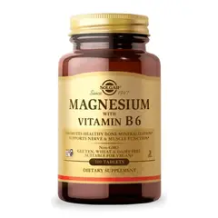 SOLGAR - Magnesium With Vitamin B6 100cap