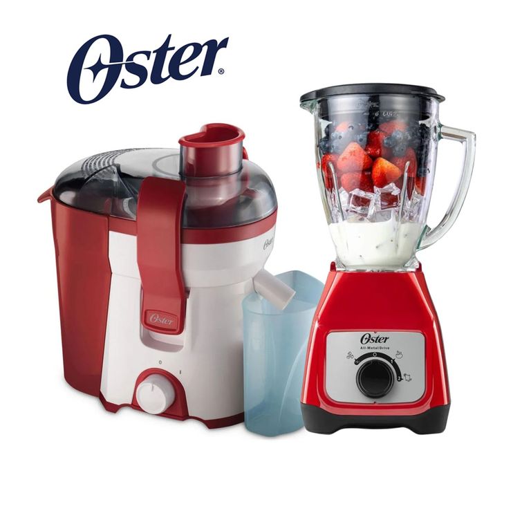 Combo Extractor de Jugo 400W + Licuadora Pica Hielo de 800W
