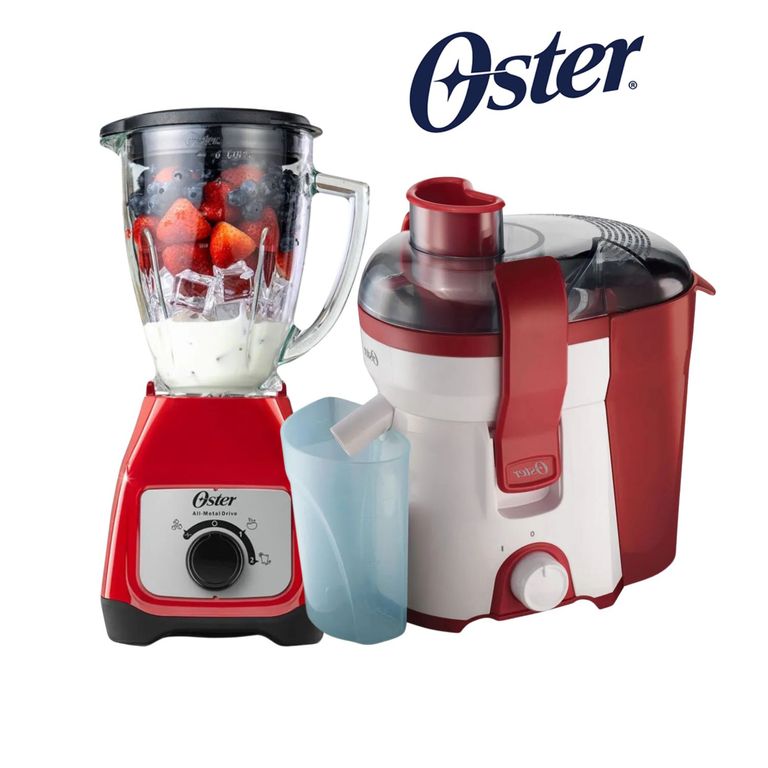 Combo Extractor de Jugo 400W + Licuadora Pica Hielo de 800W